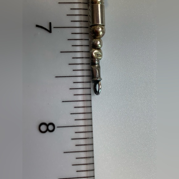 Silpada Vintage Rare HTF Sterling Silver & Gold Tube & Bead Israeli Bracelet - Picture 13 of 16